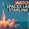 WATCH-SpaceX-Falcon-9-Launch-of-Starlink-Rideshare-mission-StarlinkSatellites